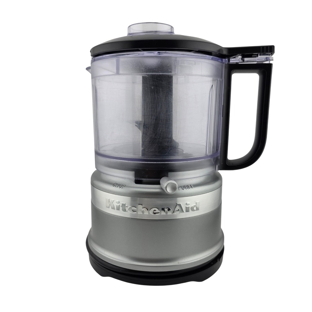 KitchenAid Food Chopper 3.5 Cup KFC3516CU Contour Silver GOOD Kitchen Utility